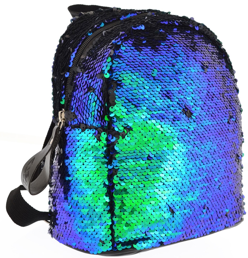 

Рюкзак молодежный с пайетками Yes GS-02 Green Sequins 0.2 кг 19х23х17 см 7 л (557653)