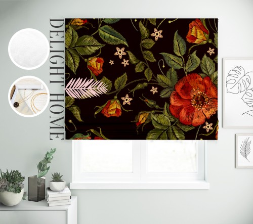 

Римская штора с фотопечатью 02-006 система Light I&H Блекаут Нова 40*170 см