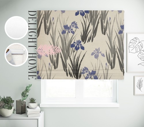 

Римская штора с фотопечатью 02-190 система Prestige I&H Блекаут Нова 130*170 см