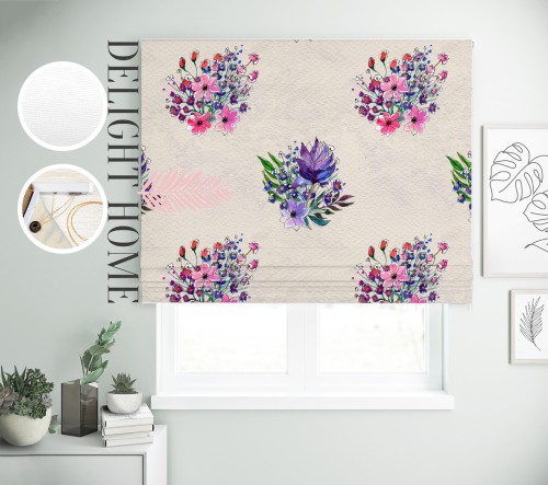 

Римская штора с фотопечатью 02-225 система Light I&H Блекаут Нова 180*170 см