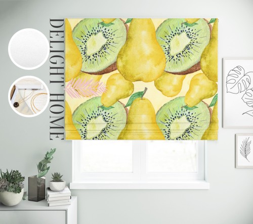 

Римская штора с фотопечатью 02-154 система Light I&H Блекаут Нова 110*170 см