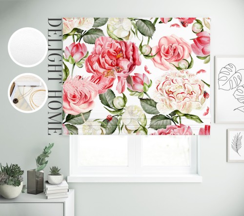 

Римская штора с фотопечатью 02-041 система Prestige I&H Блекаут Нова 170*170 см