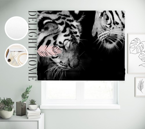 

Римская штора с фотопечатью 04-325 система Light I&H Блекаут Нова 260*170 см