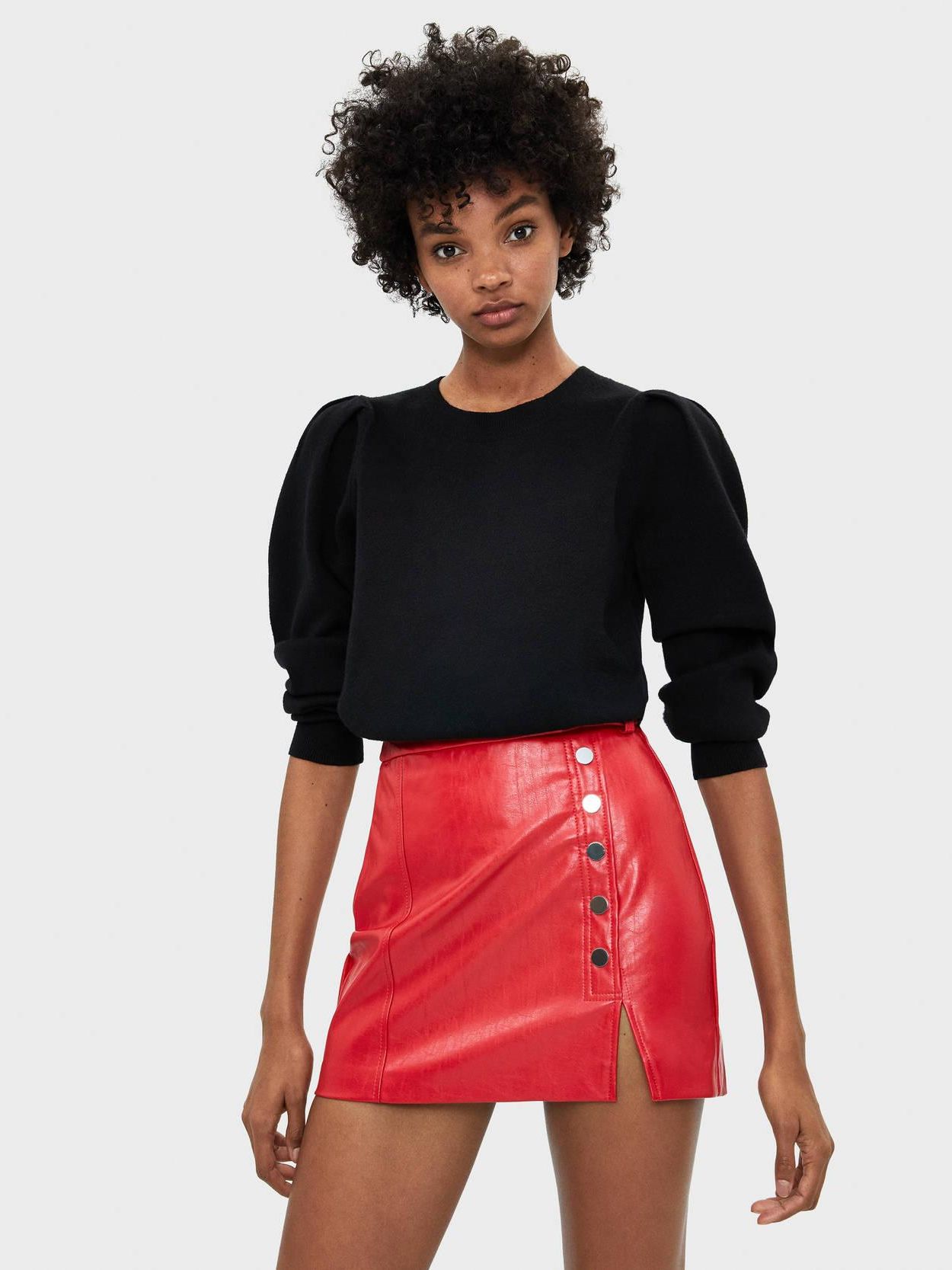 

Юбка Bershka 5663/512/600-ACVF L Красная