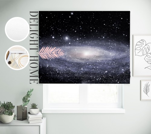

Римская штора с фотопечатью 07-015 система Light I&H Блекаут Нова 50*170 см