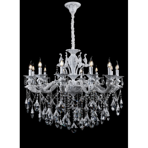 

Люстра свеча L77515/12 (WTSL) Handmade (YE-L77515/12-WT+SL)