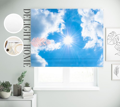 

Римская штора с фотопечатью 05-948 система Light I&H Блекаут Нова 240*170 см