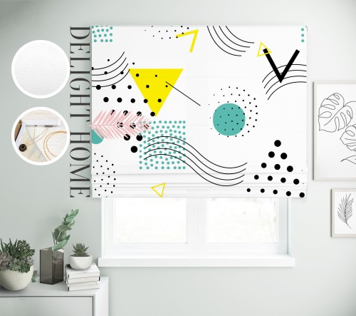 

Римская штора с фотопечатью 08-066 система Light I&H Блекаут Нова 290*170 см