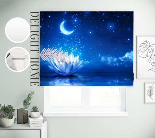 

Римская штора с фотопечатью 08-122 система Prestige I&H Блекаут Нова 60*170 см