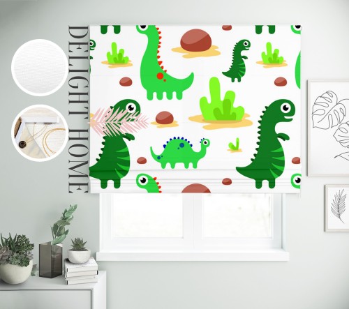 

Римская штора с фотопечатью 09-007 система Light I&H Блекаут Нова 270*170 см