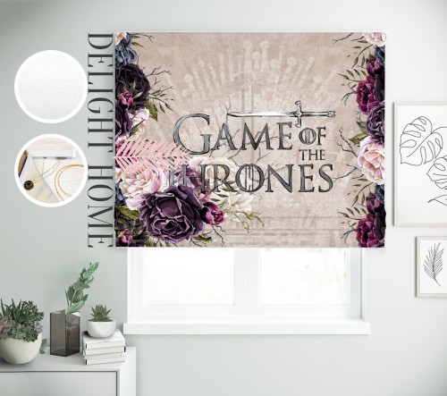 

Римская штора с фотопечатью 15-005 система Light I&H Блекаут Нова 300*170 см