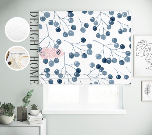 

Римская штора с фотопечатью 15-125 система Light I&H Блекаут Нова 60*170 см