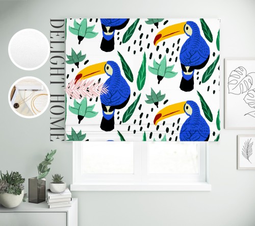 

Римская штора с фотопечатью 15-067 система Light I&H Блекаут Нова 240*170 см