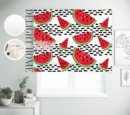 

Римская штора с фотопечатью 15-070 система Light I&H Блекаут Нова 300*170 см