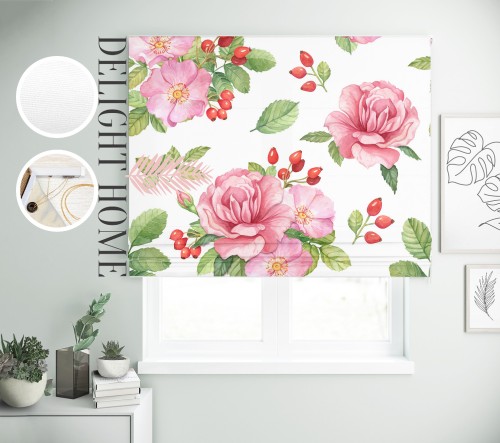 

Римская штора с фотопечатью 15-057 система Light I&H Блекаут Нова 100*170 см