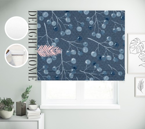 

Римская штора с фотопечатью 15-126 система Prestige I&H Джуси велюр 270*170 см