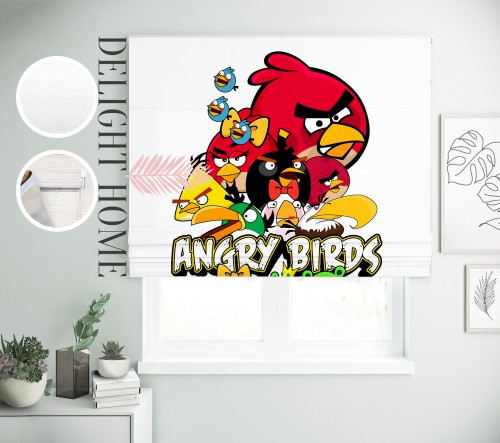 

Римская штора с фотопечатью 19-05-004 система Prestige I&H Джуси велюр 270*170 см