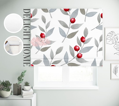 

Римская штора с фотопечатью 15-127 система Prestige I&H Джуси велюр 90*170 см