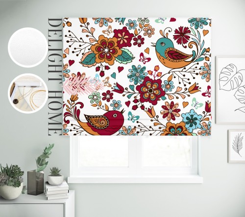 

Римская штора с фотопечатью 15-151 система Light I&H Блекаут Нова 290*170 см