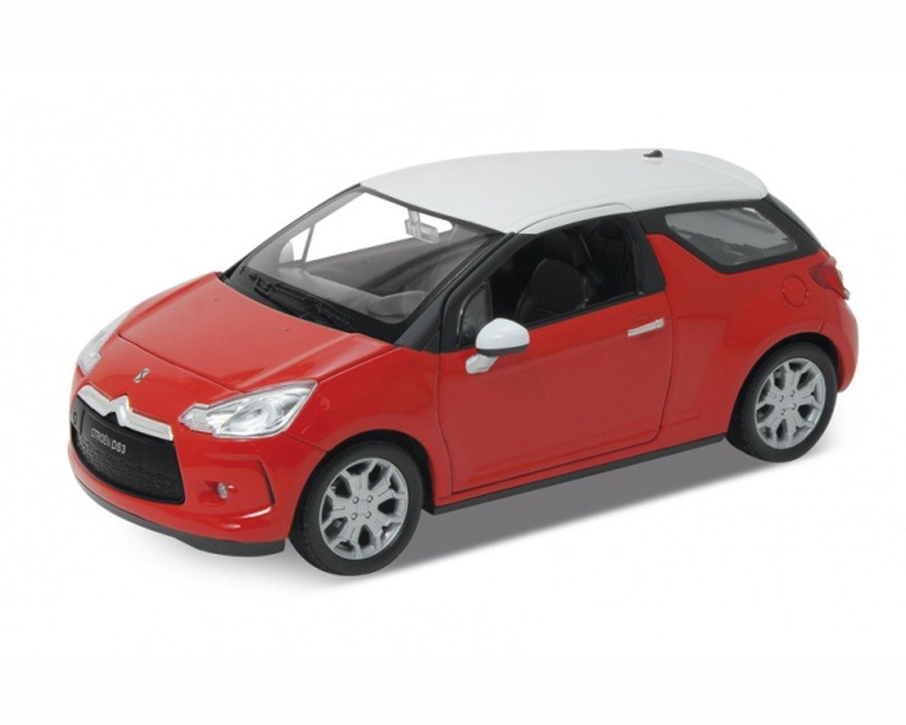 

Машинка инерционная металл 1:24 CITROEN DS3 2010 24013W WELLY красный