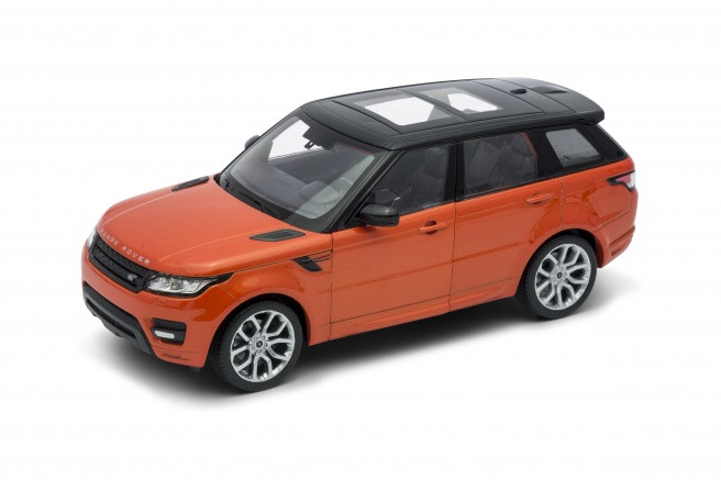 

Машинка инерционная металл 1:24 LAND ROVER RANGE ROVER SPORT 24059W WELLY оранжевый