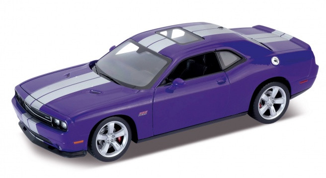 

Машинка инерционная металл 1:24 DODGE CHALLENGER SRT 2013 24049W WELLY фиолетовый