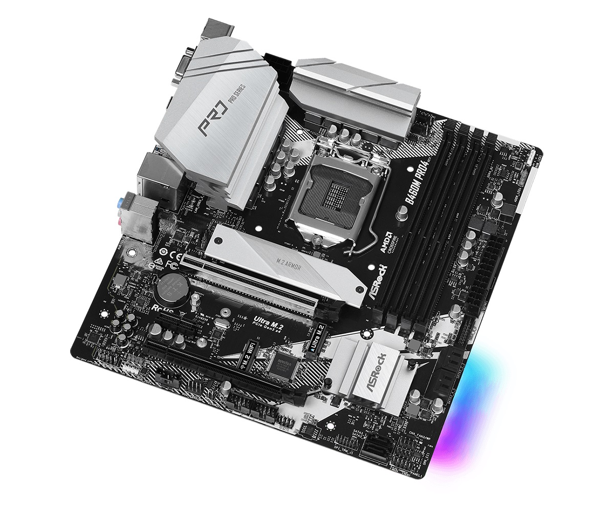 

Материнская плата ASRock B460M Pro4 Socket 1200