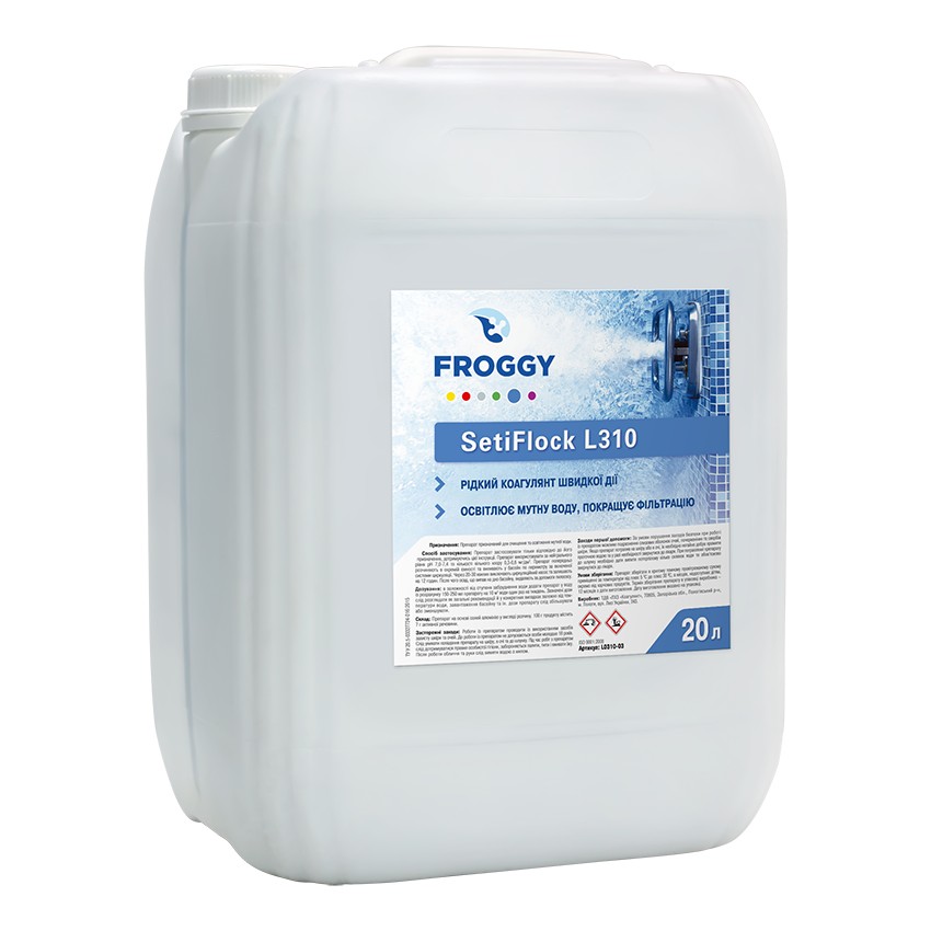 

Коагулянт жидкий быстрого действия Froggy SetiFlock L310 20 л