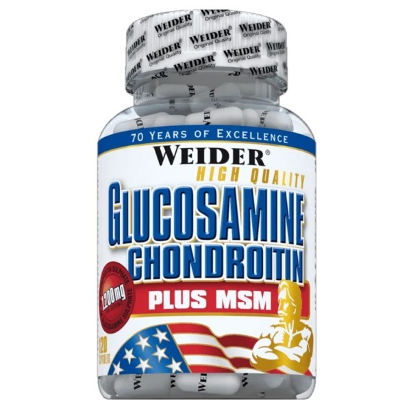 

Weider Glucosamine Chondroitin plus MSM 120 капсул