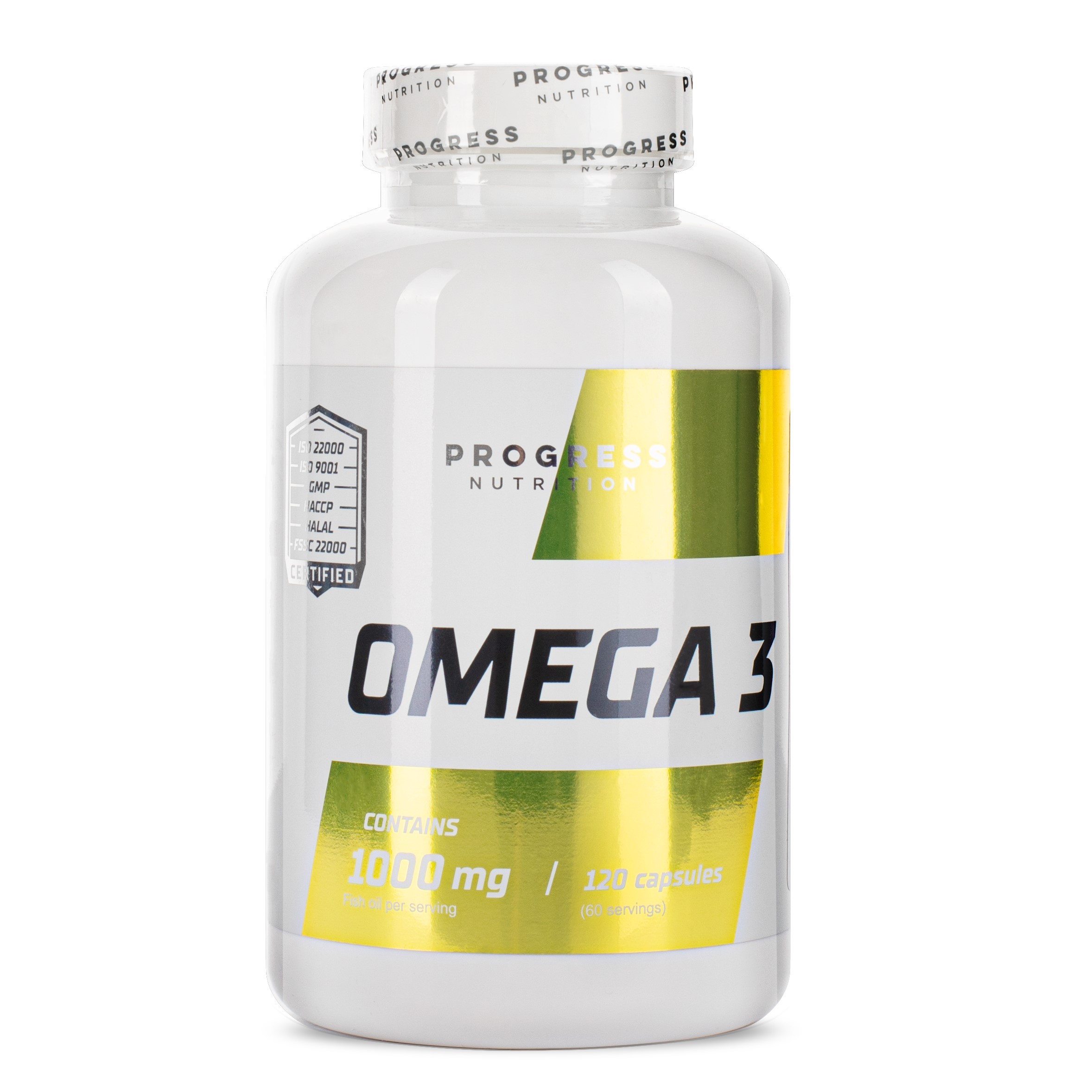 

Жирные кислоты Progress Nutrition Omega 3 120 капсул