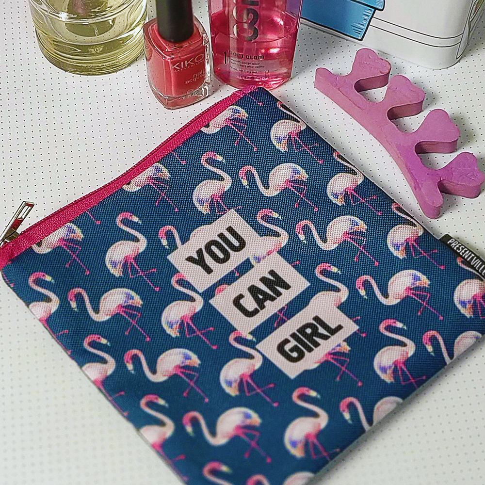 

Косметичка квадратная Basic Presentville You can girl 16x16 см