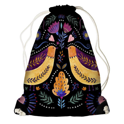 

Рюкзак-мешок Presentville Птички 33x45 см