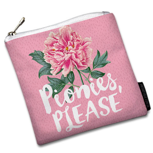 

Косметичка квадратная Basic Presentville Pionies, please 16x16 см