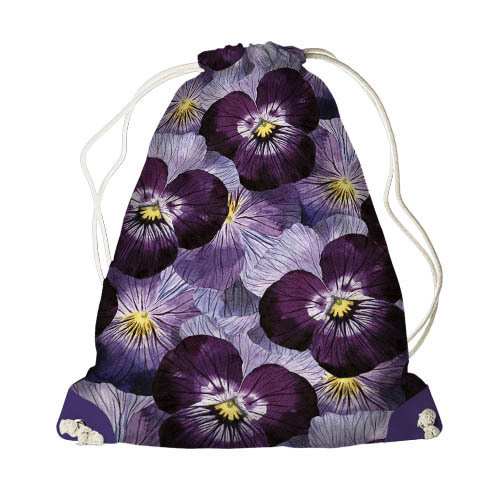 

Рюкзак-мешок MINI Presentville Анютины глазки 26x36 см
