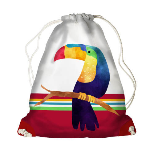 

Рюкзак-мешок MINI Presentville Попугай на ветке 26x36 см