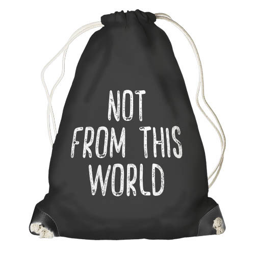 

Рюкзак-мешок Presentville Not from this world (gray) 33x45 см