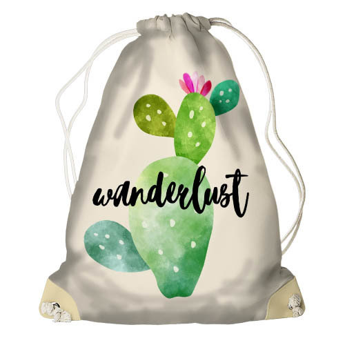 

Рюкзак-мешок Presentville Кактус 33x45 см