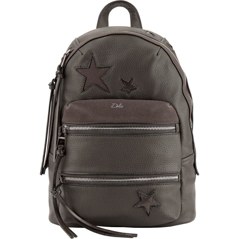 

Рюкзак 2527 Dolce-3 (9л) из эко-кожи темно-коричневого цвета, Kite