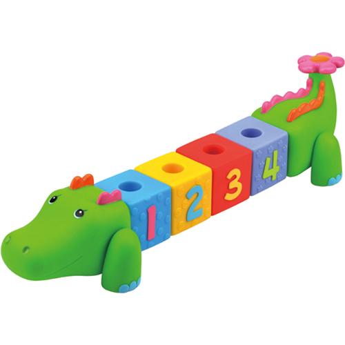 

Резиновый сортер Крокоблоко с цифрами, K's Kids