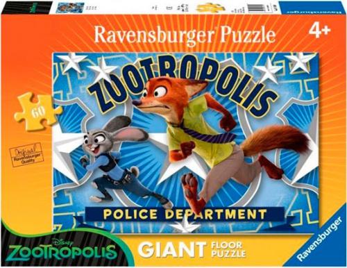 

Пазл Зоотрополис Джуди и Ник, 60 эл., Ravensburger