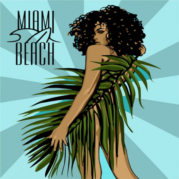 

Картина по номерам "Miami Beach" 40*50см