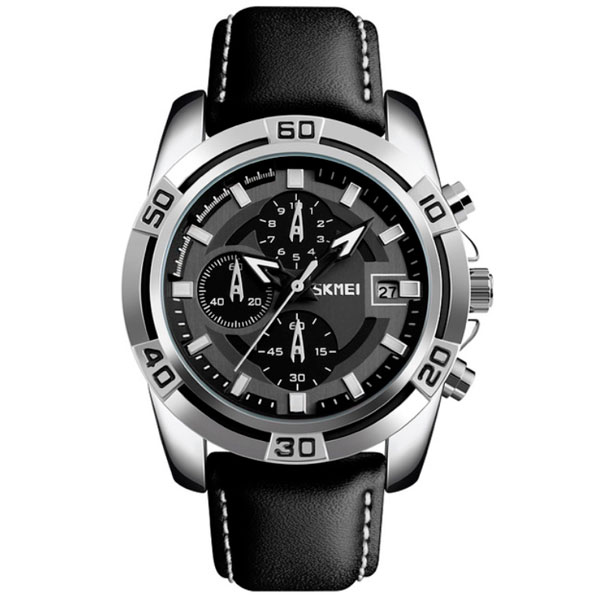 

Чоловічий спортивний кварцовий годинник Skmei Avalon Black 9156
