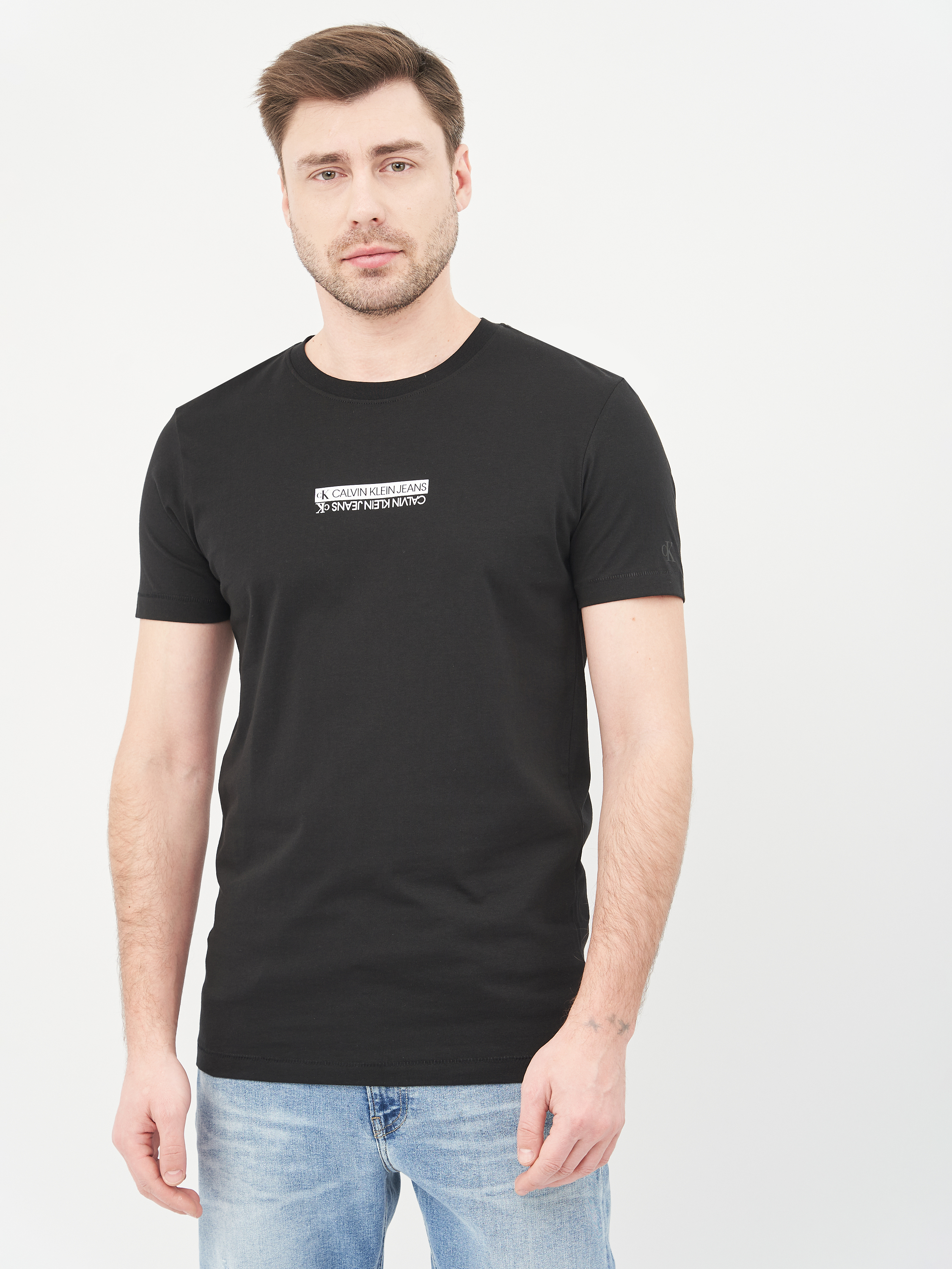 

Футболка Calvin Klein Jeans Mirror Logo Slim Fit Tee J30J317063-BEH  Pvh Black, Футболка Calvin Klein Jeans Mirror Logo Slim Fit Tee J30J317063-BEH M Pvh Black