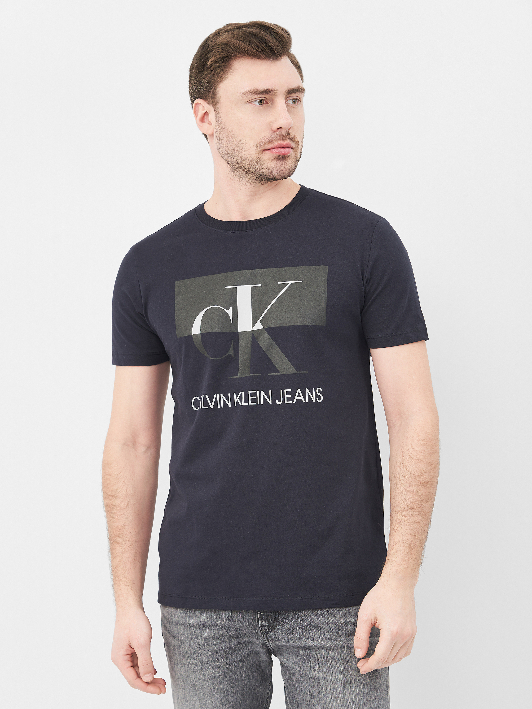 

Футболка Calvin Klein Jeans 10491.4 M (46) Темно-синяя