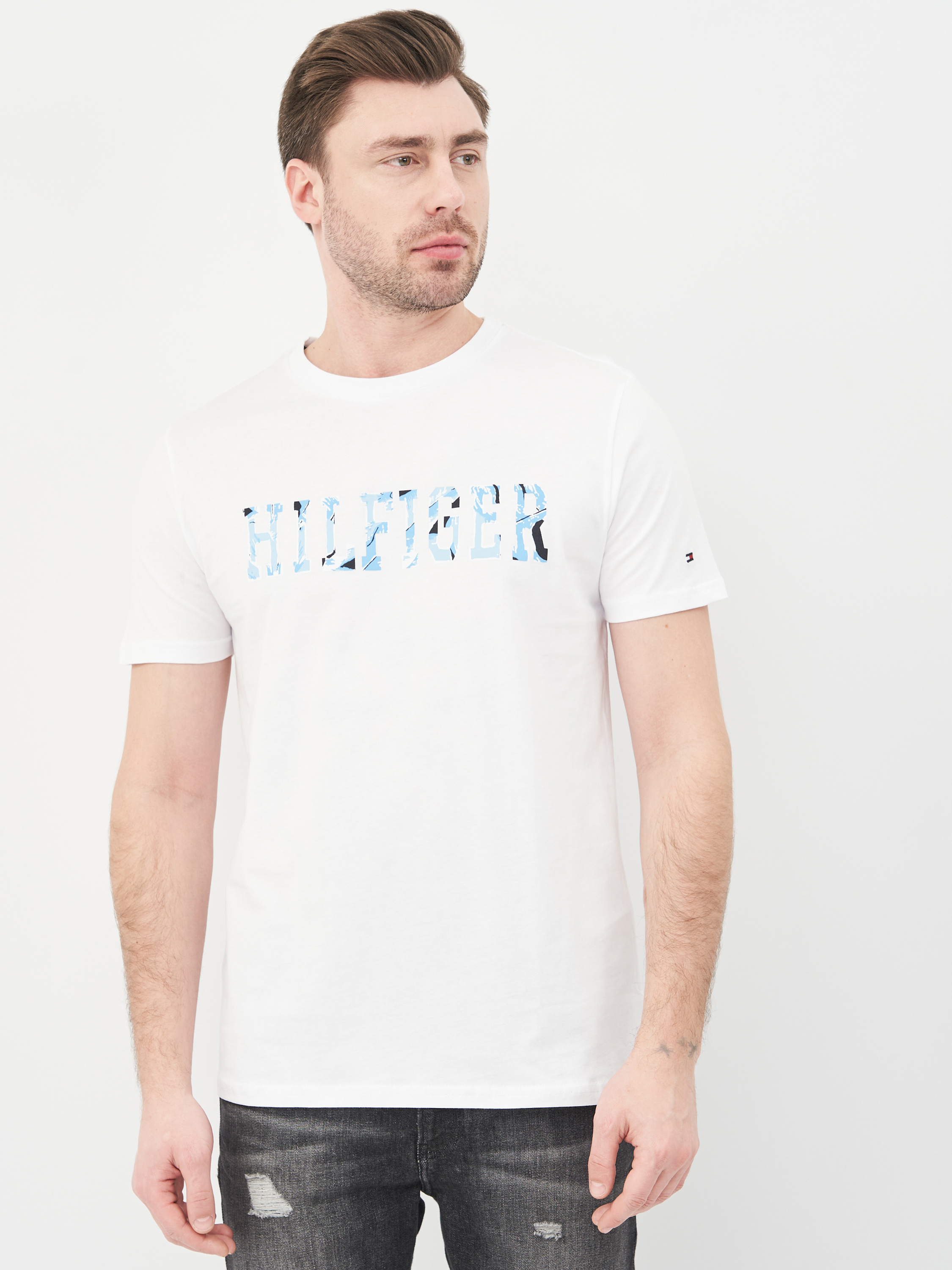 

Футболка Tommy Hilfiger 10494.2  (48) Белая, Футболка Tommy Hilfiger 10494.2 L (48) Белая