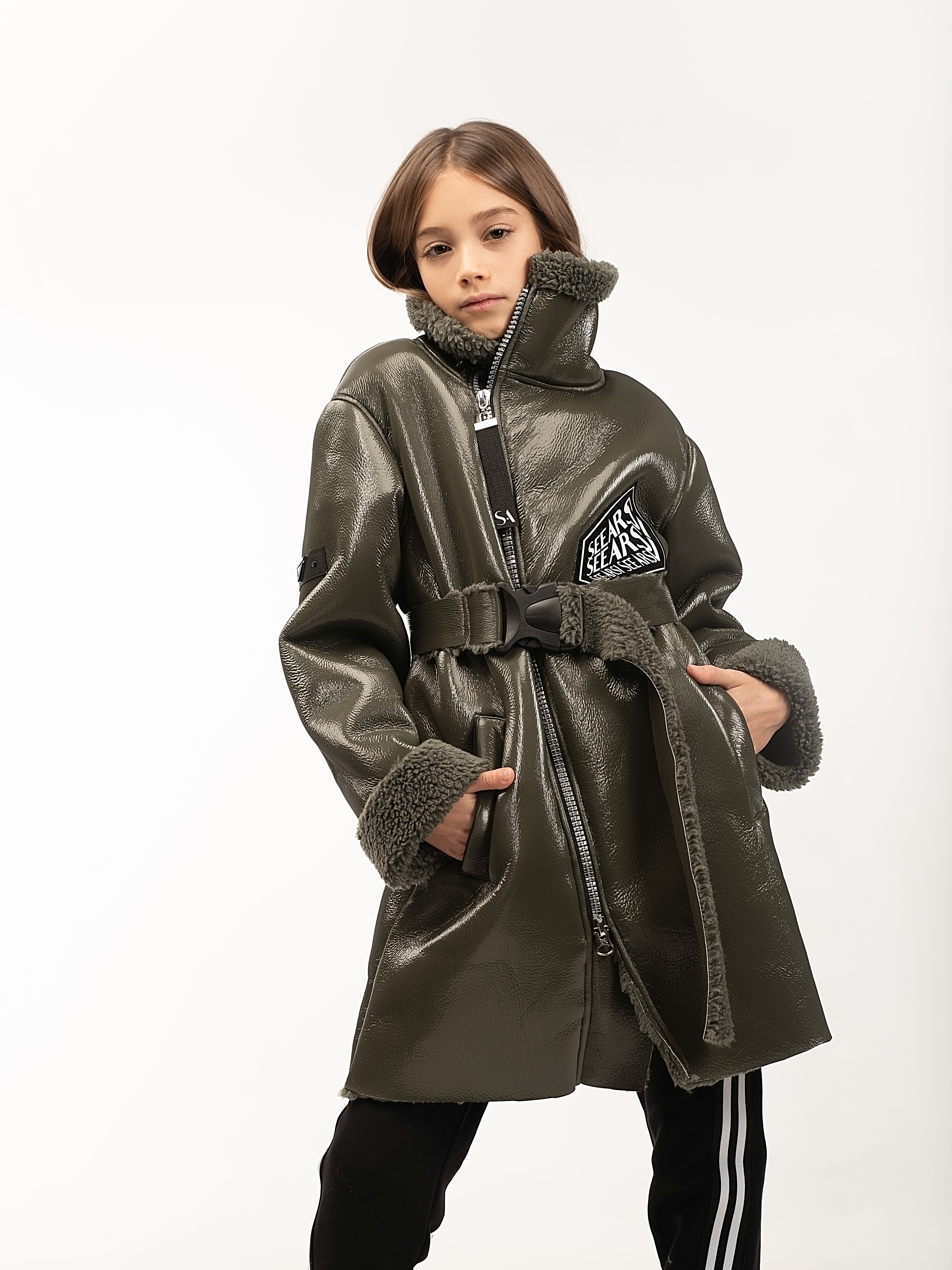 

Дубленка See Arsi Growon SA_GR8GH 146-152 см Хаки