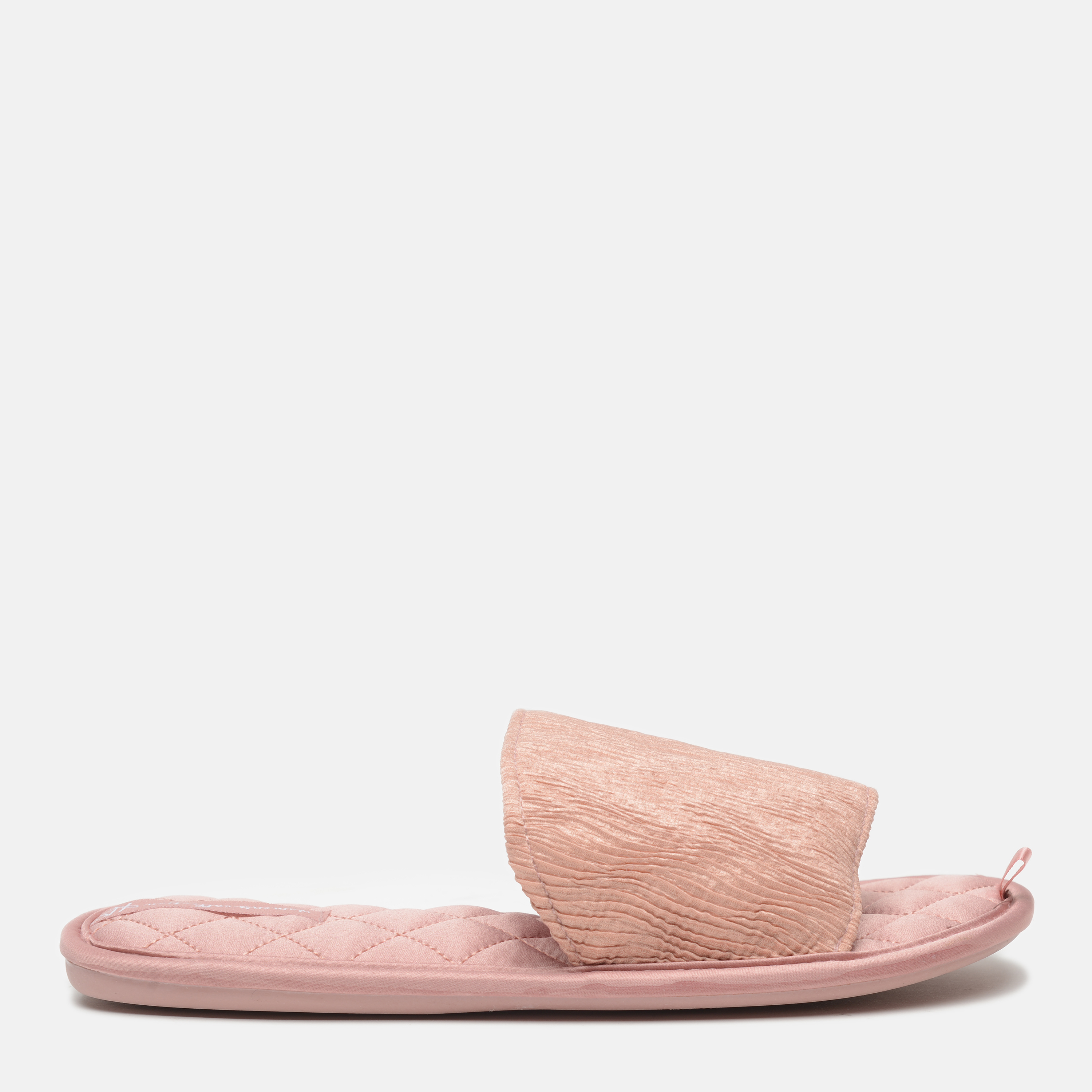 Акція на Жіночі домашні капці з відкритим носком Home Story 210707-L 36 (23.3 см) Рожеві від Rozetka