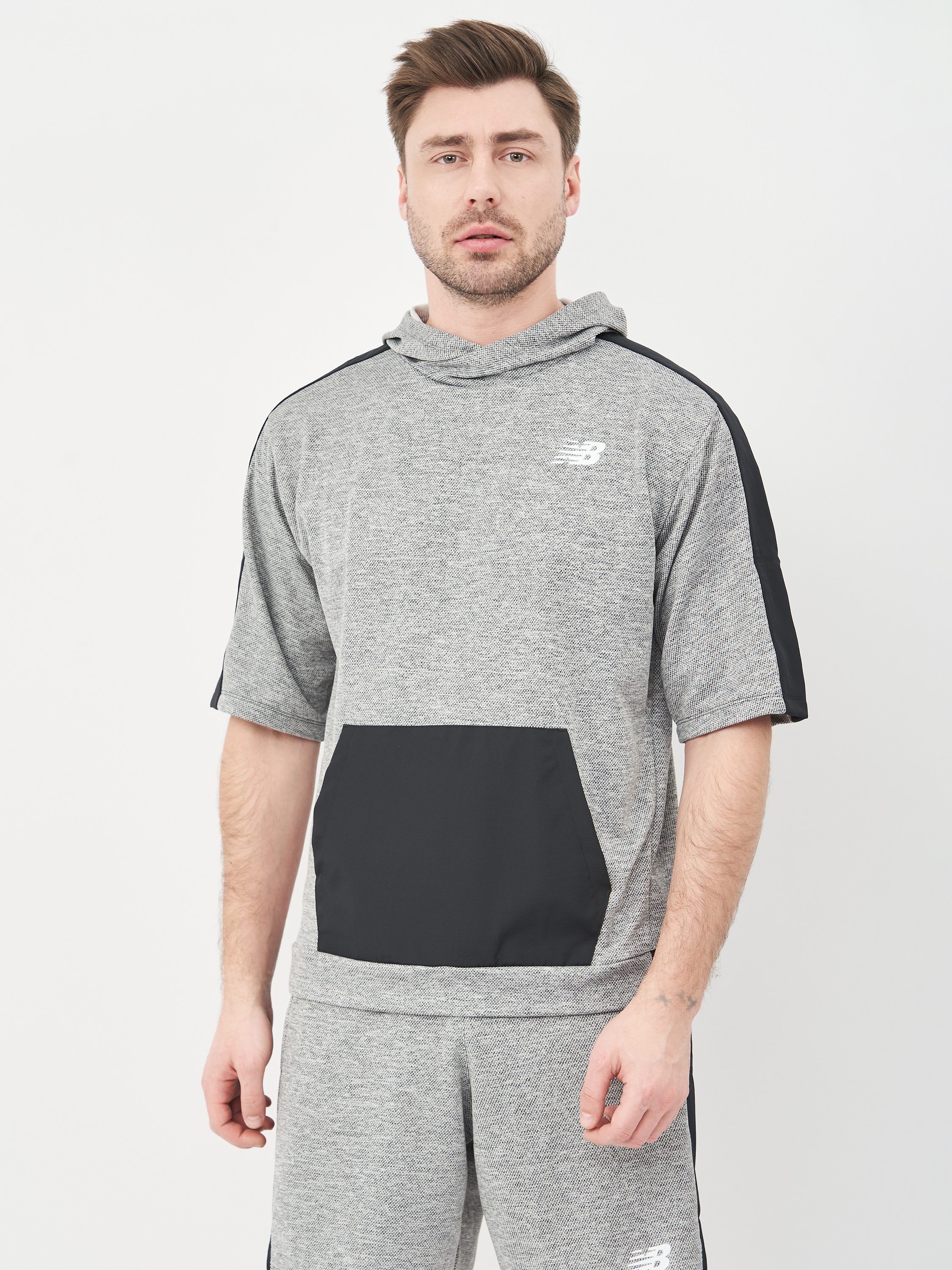 

Худи New Balance Tenacity Lightweight Knit SS MT11026HC M Серое