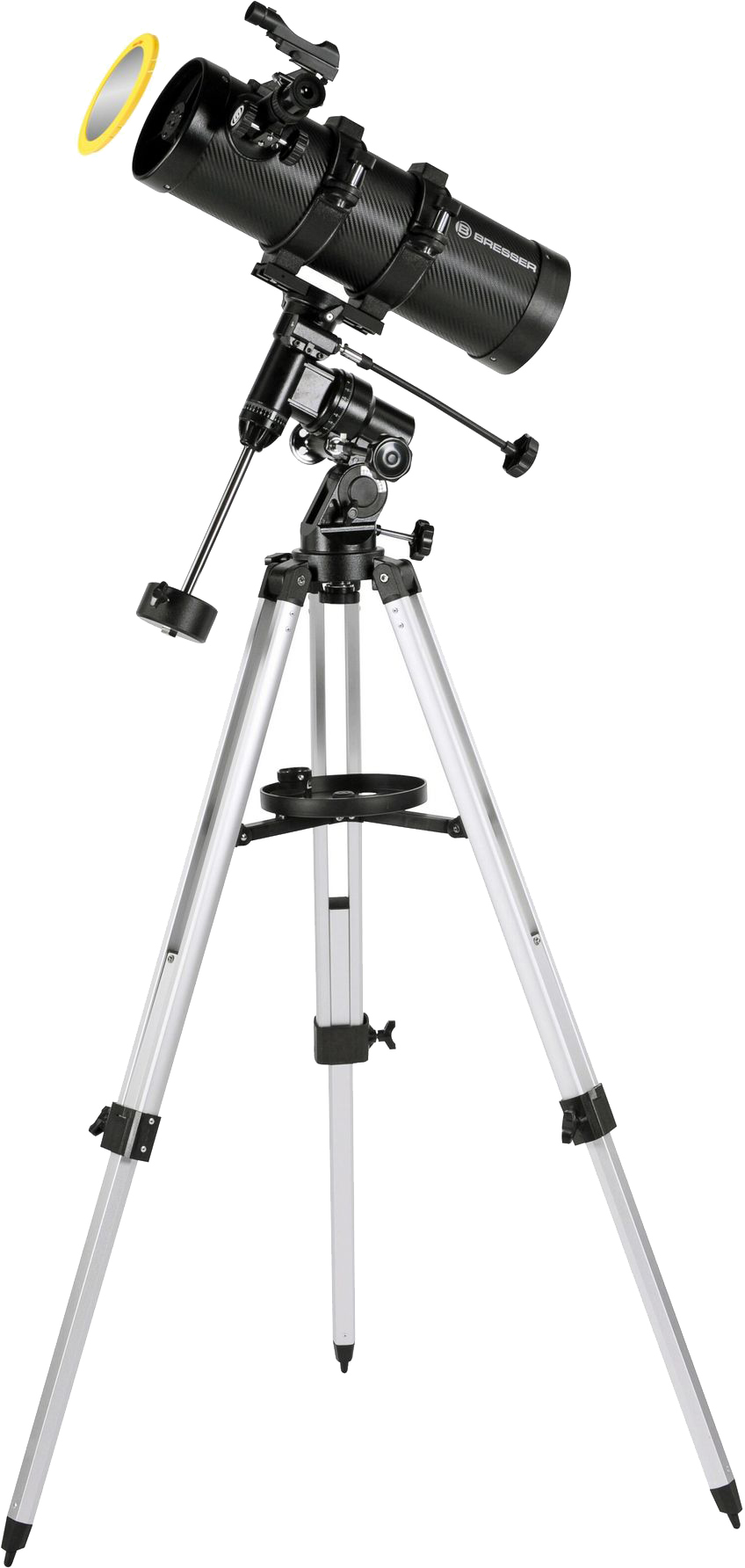 

Телескоп Bresser Pluto II 114/500 EQ Carbon с солнечным фильтром (4614500)