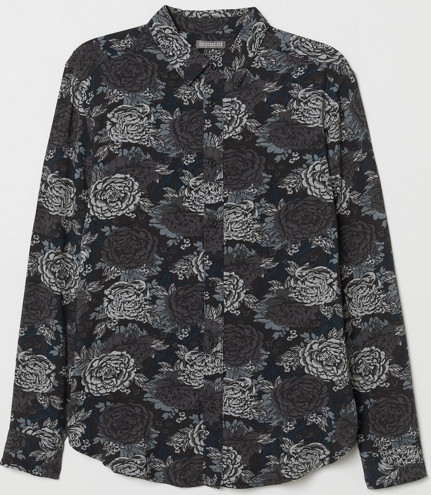 

Рубашка H&M 0512385-8 S Черная